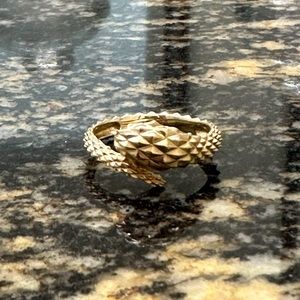 Mejuri Snake Ring - Sz 7, 14k Gold